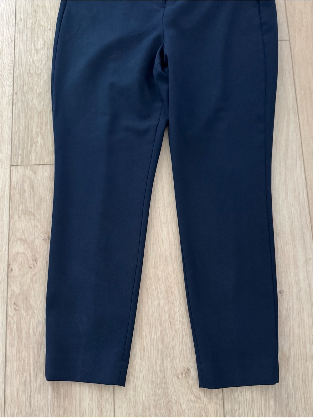 J. Crew Women’s Navy Blue Cameron Slim Cropped Pants 16 Tall Carreman Fabric - Picture 2 of 16